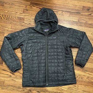 Patagonia Mens Nanopuff Hoody Jacket XXL - Forge Grey